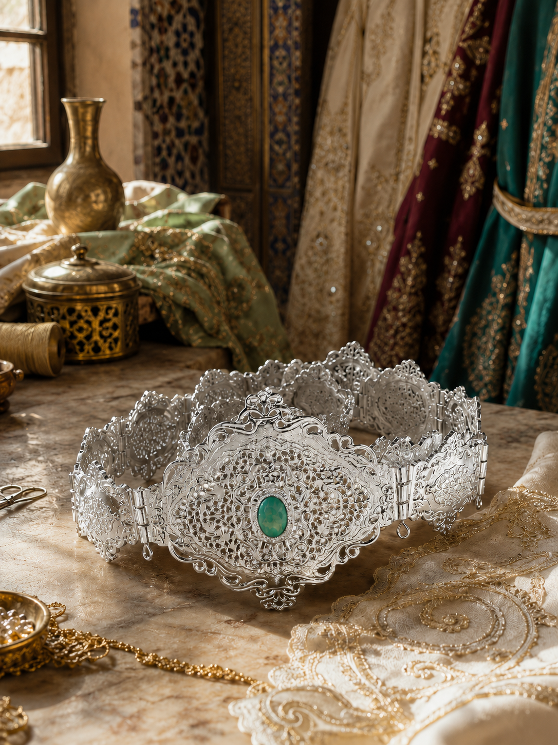 Noura Gold Kaftan Belt