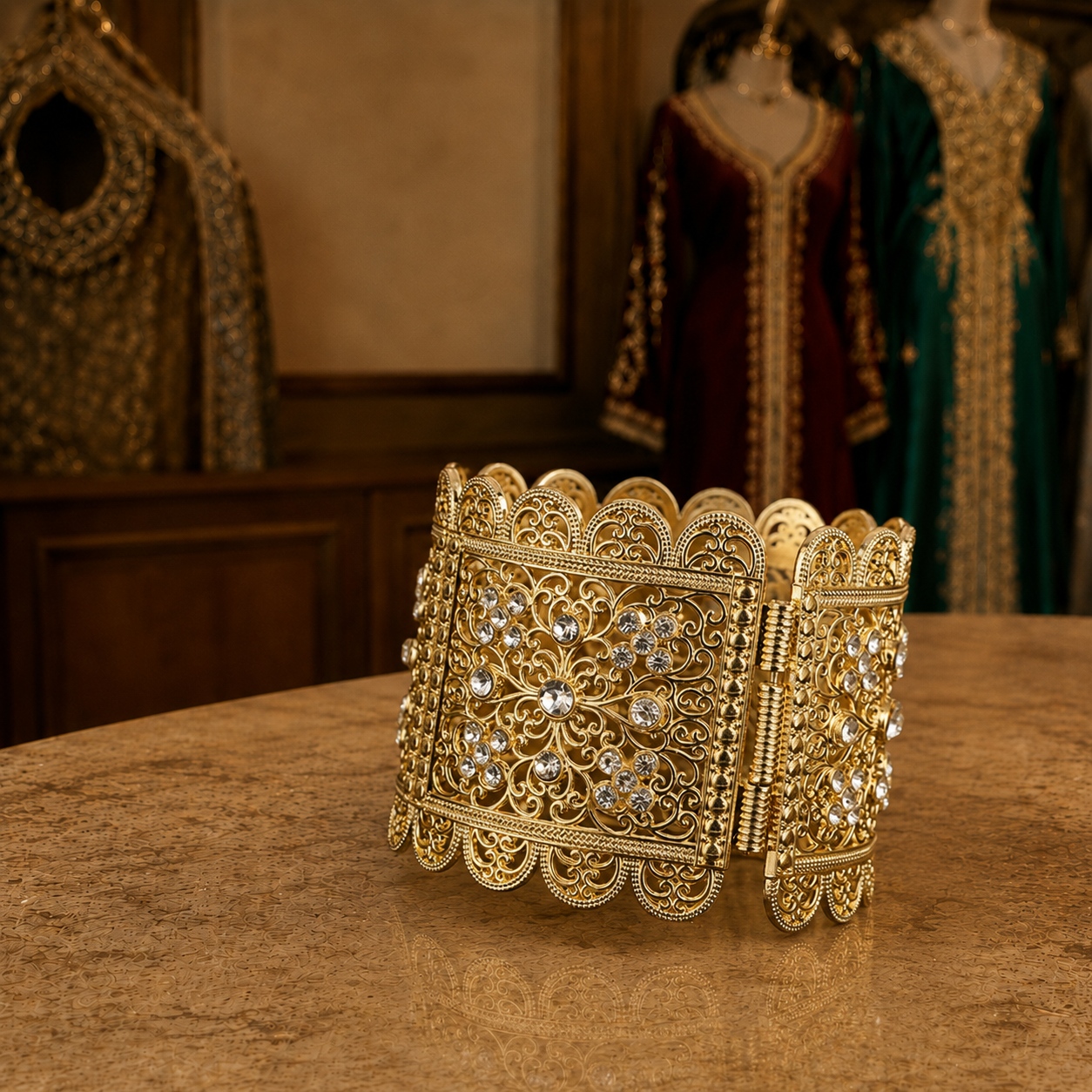 Noura Rhinestone Bracelet