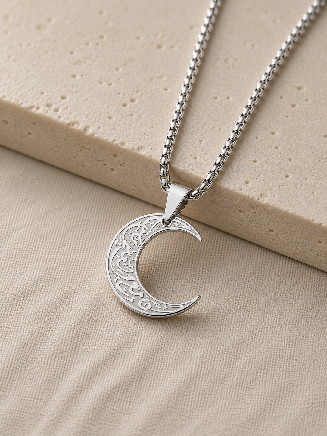 Noura Crescent Moon Pendant