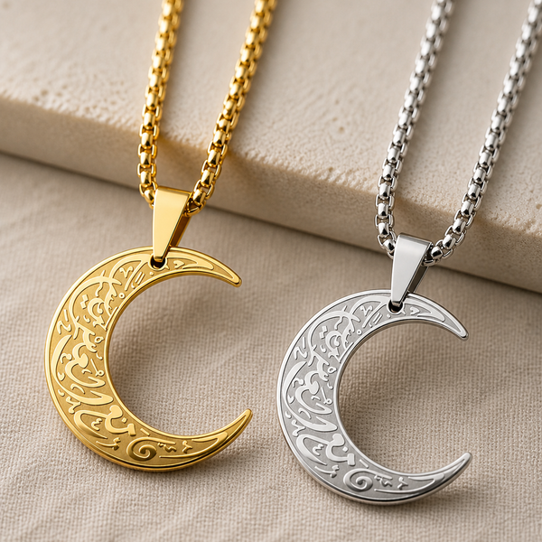 Noura Crescent Moon Pendant